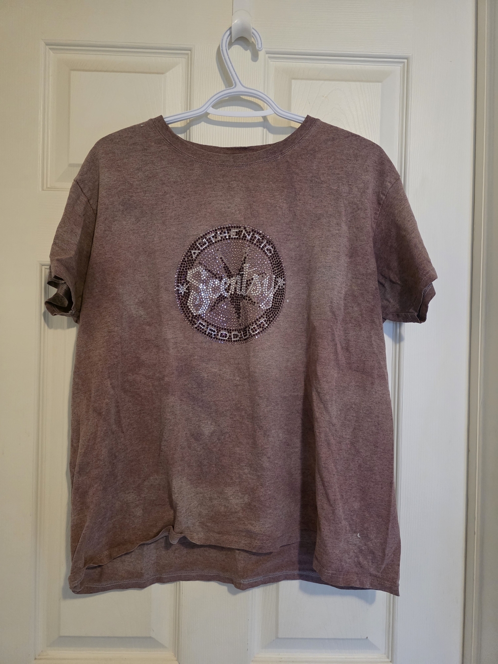 Scentsy Mauve Short Sleeve Tee with Embellished Logo